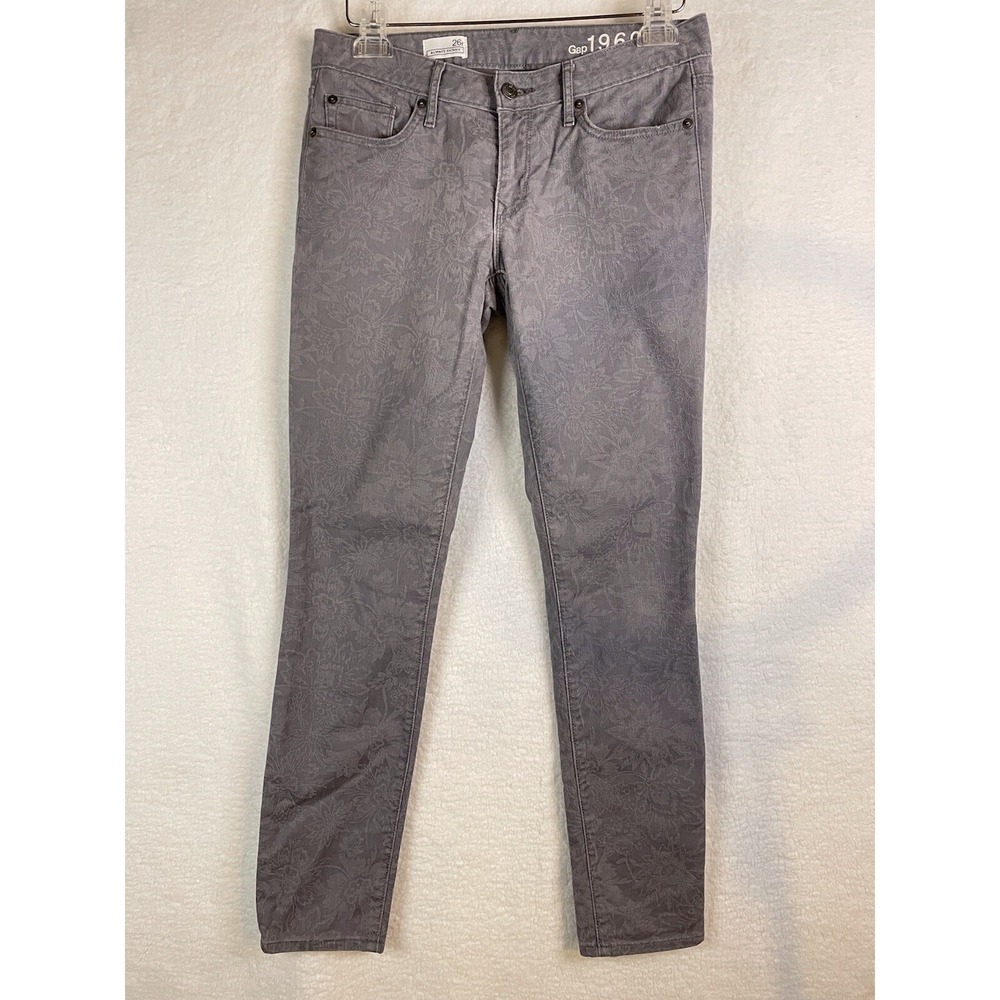 Gap 1969 Womens size 26r‎ Always Skinny Jeans in Gray